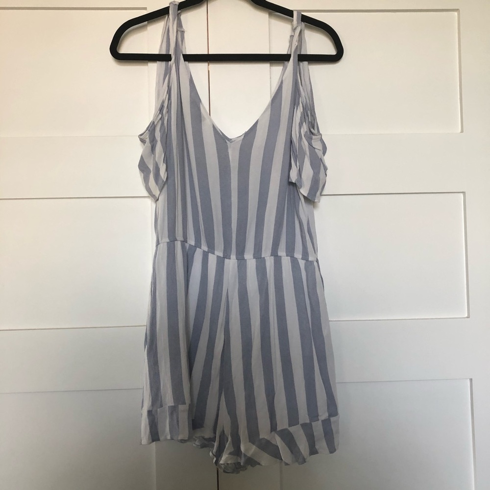 Striped romper